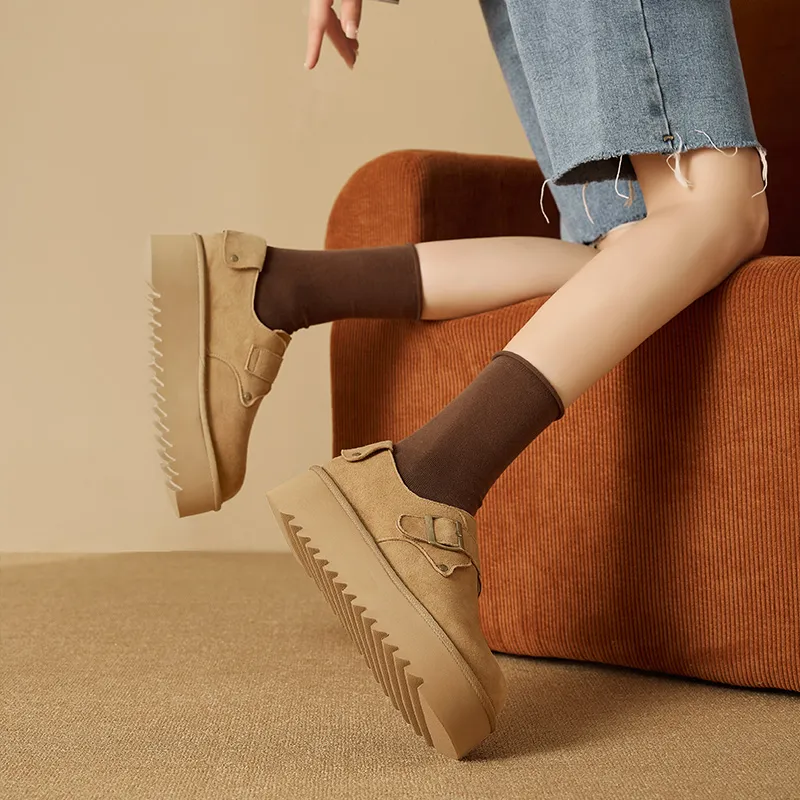 AGSDON Casual Single Shoes 4.5cm Women's-2