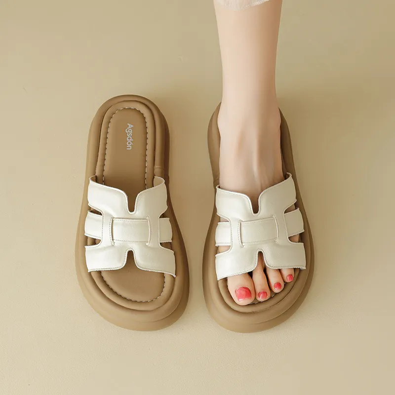 AGSDON Quiet Slide Slippers Women's-3
