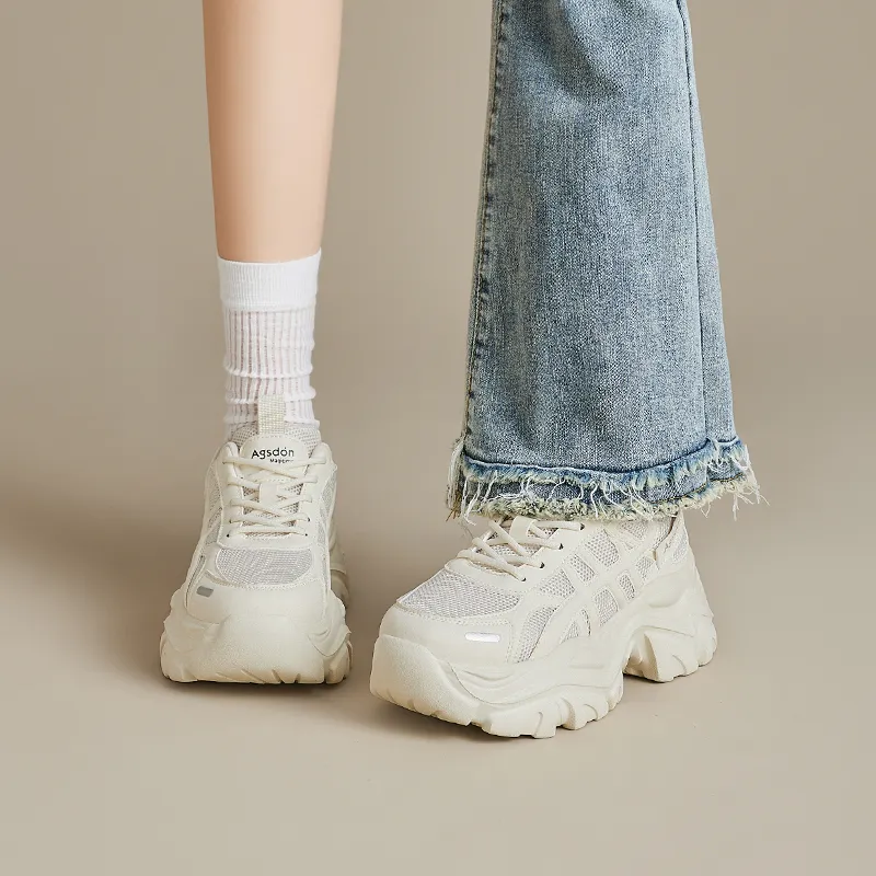 AGSDON Low Top Chunky Sneakers 6.5cm Women's-21