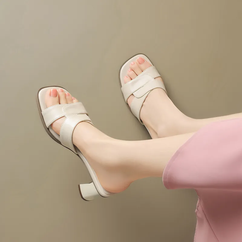 AGSDON Slide Slippers 6.5cm Women's-6