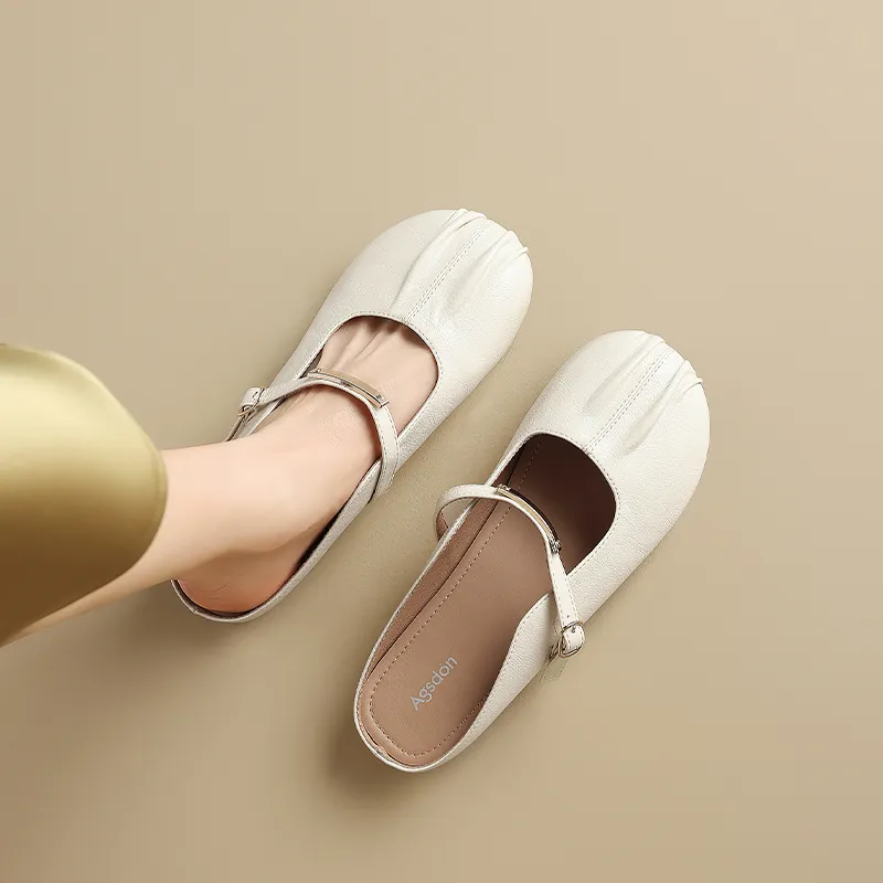 AGSDON Wrap toe Slippers Women's-6