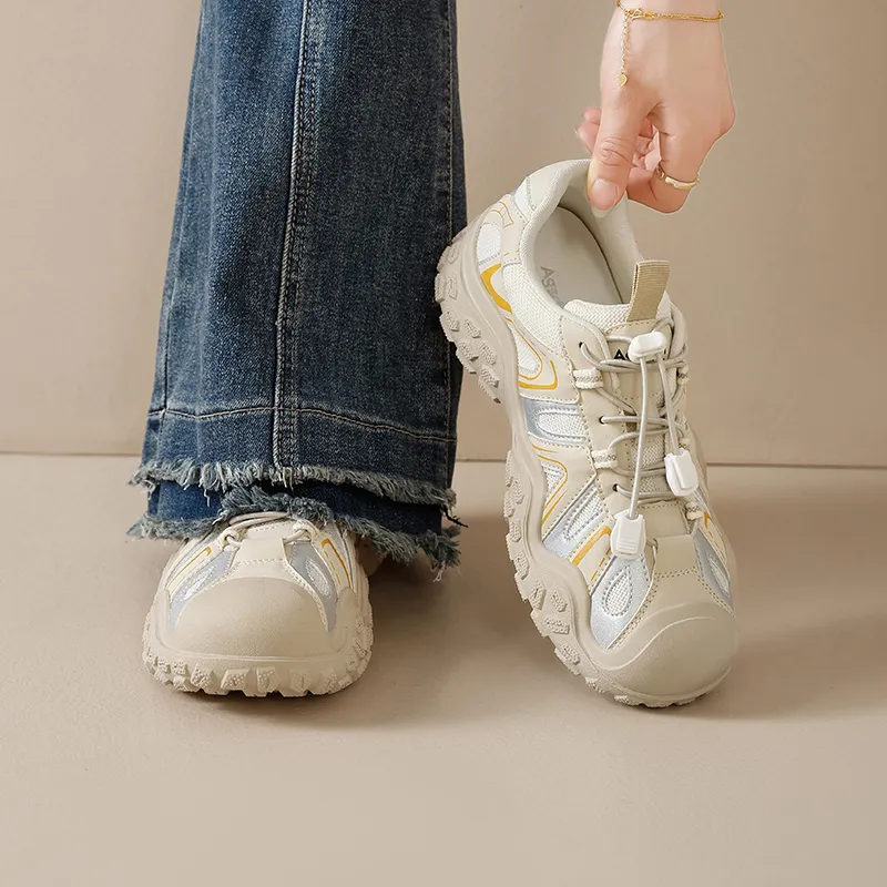 AGSDON Chunky Sneakers Women's Low Top-12