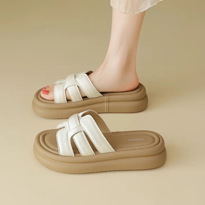 AGSDON Quiet Slide Slippers Women's-5