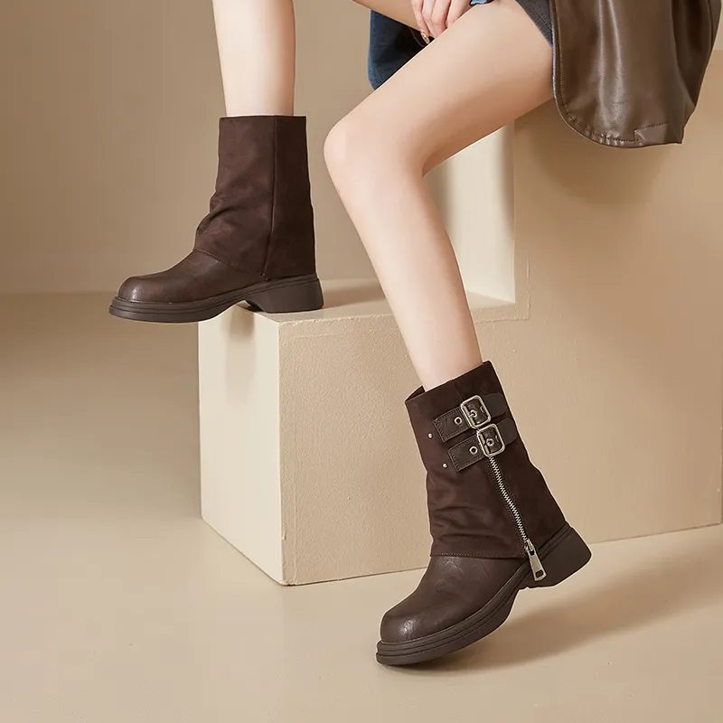 AGSDON Ankle Boots Women's-5