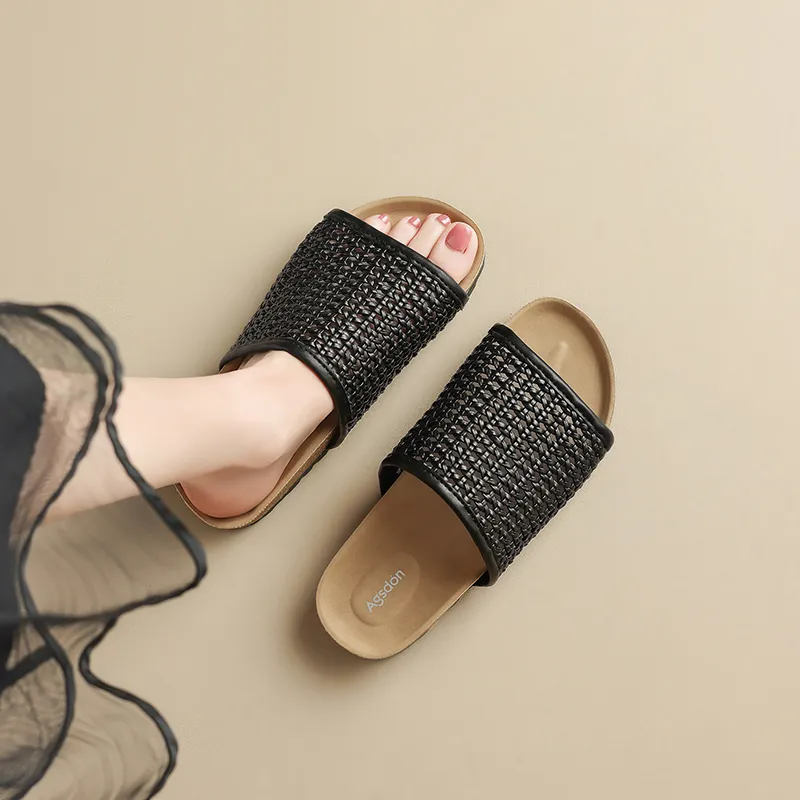 AGSDON Abrasion Resistant Slide Slippers Women's-11