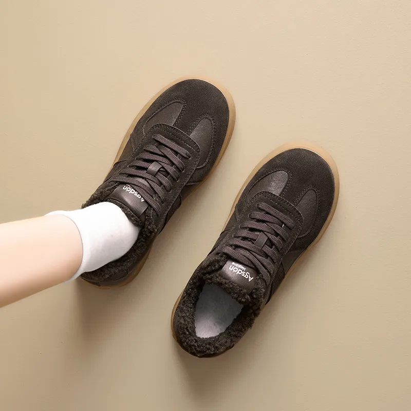 AGSDON Warm Low-Top Casual Shoes Women's-19