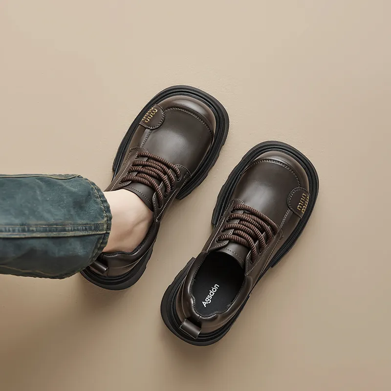 AGSDON Casual Single Shoes 5.5cm Women's-12