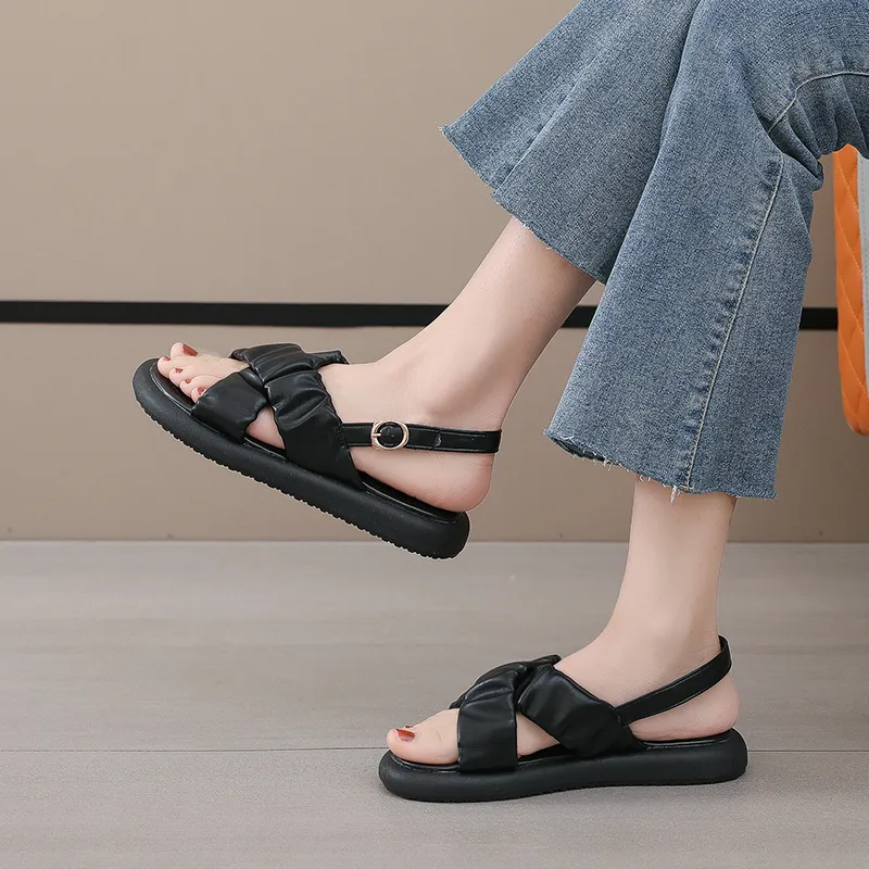 AGSDON One Strap Sandals Women's-8