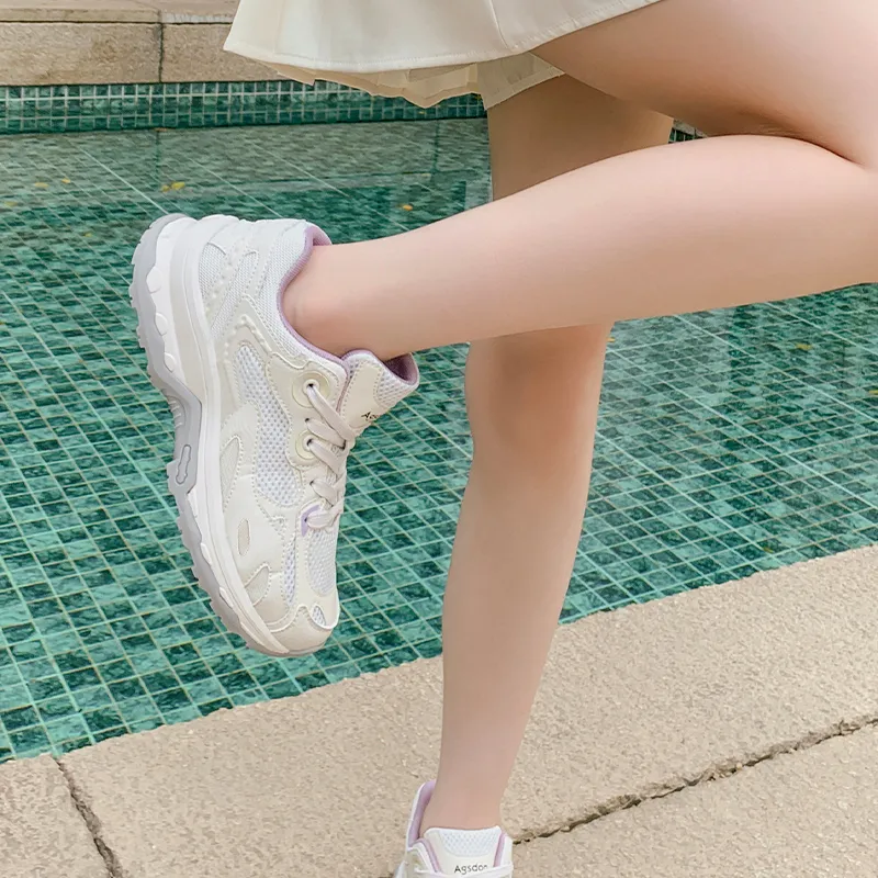 AGSDON Low-Top Chunky Sneakers Women's-5