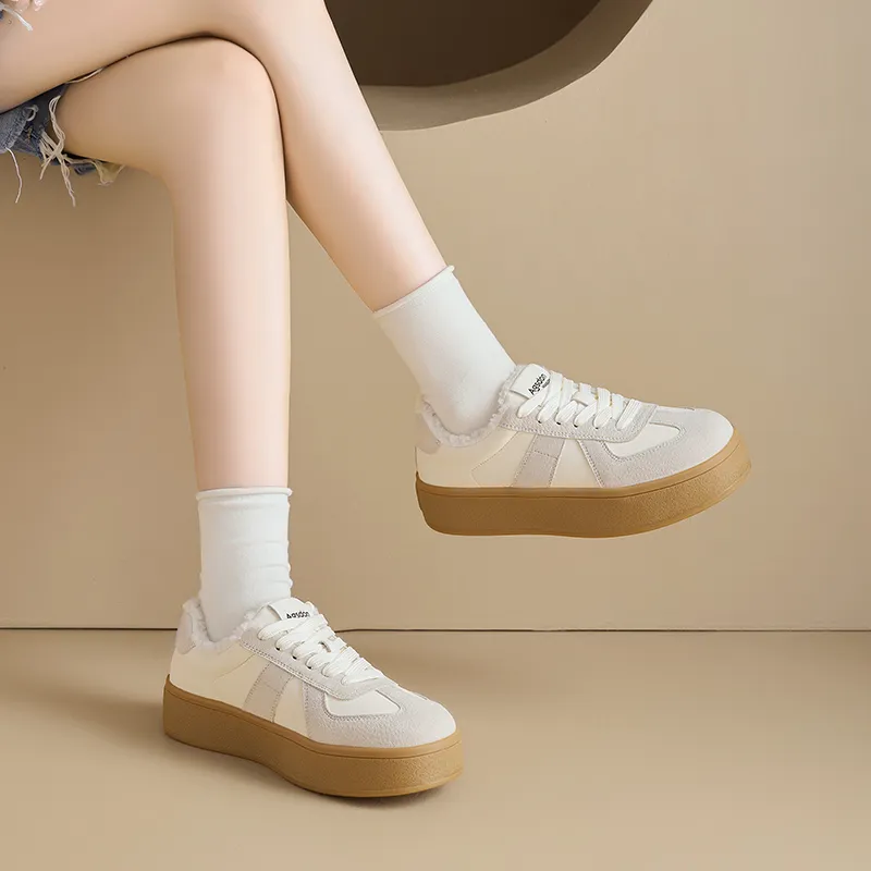 AGSDON Warm Low-Top Casual Shoes Women's-2