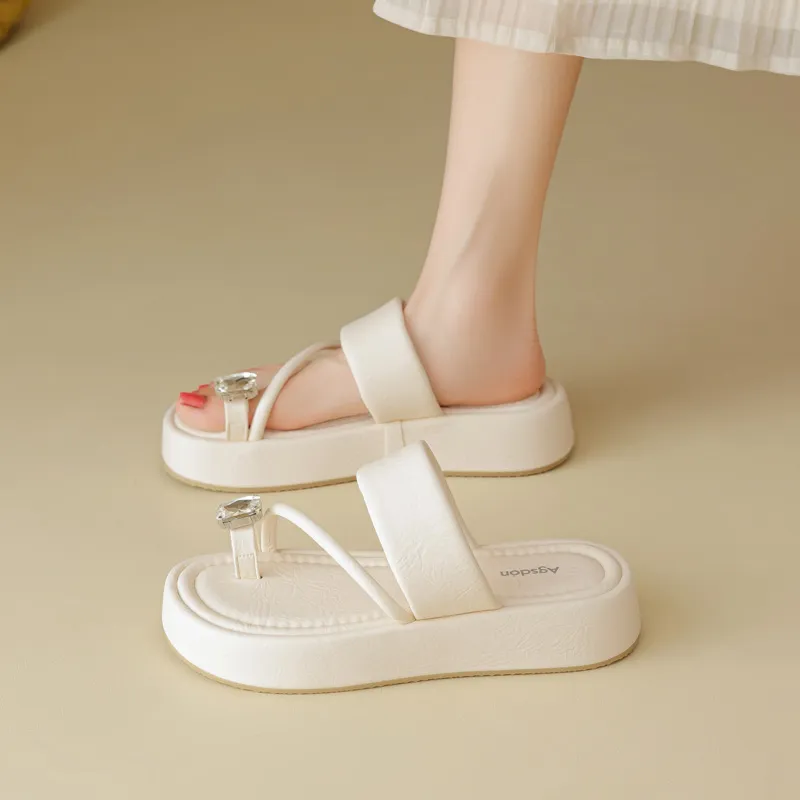 AGSDON Quiet Slide Slippers Women's-3