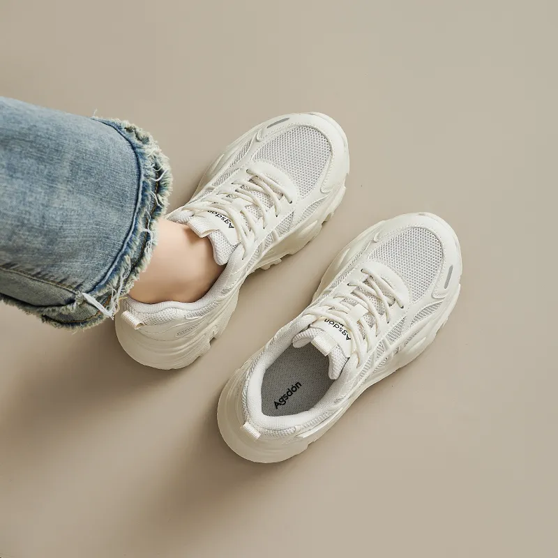 AGSDON Low Top Chunky Sneakers 6.5cm Women's-23