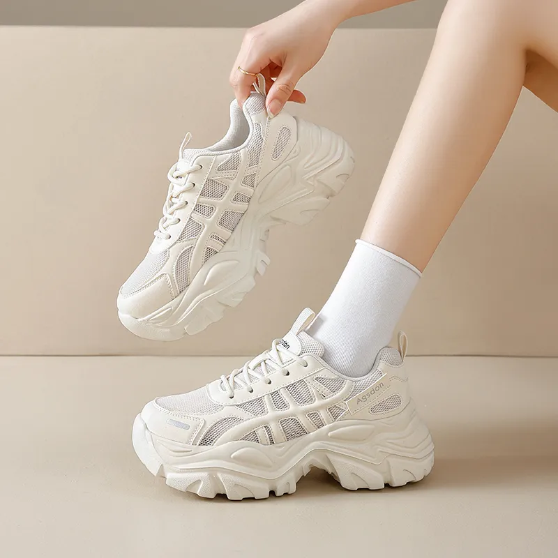 AGSDON Low Top Chunky Sneakers 6.5cm Women's-4