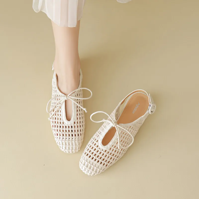 AGSDON Casual Single Shoes 3cm Women's-4