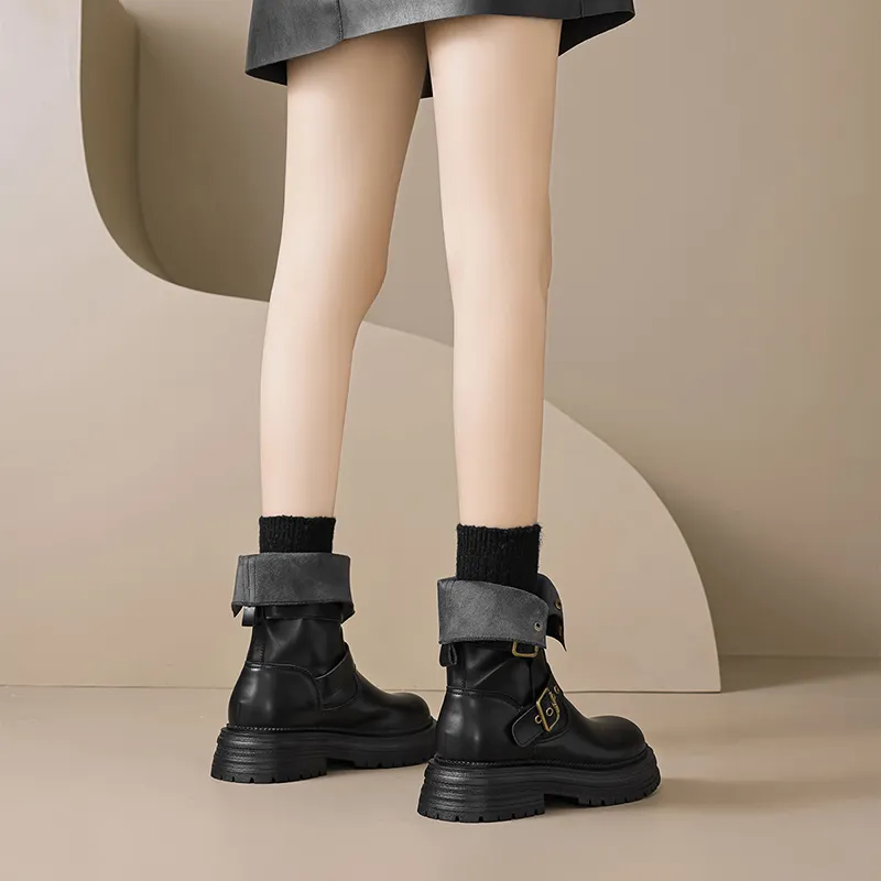AGSDON Ankle Boots 4.5cm Women's-4