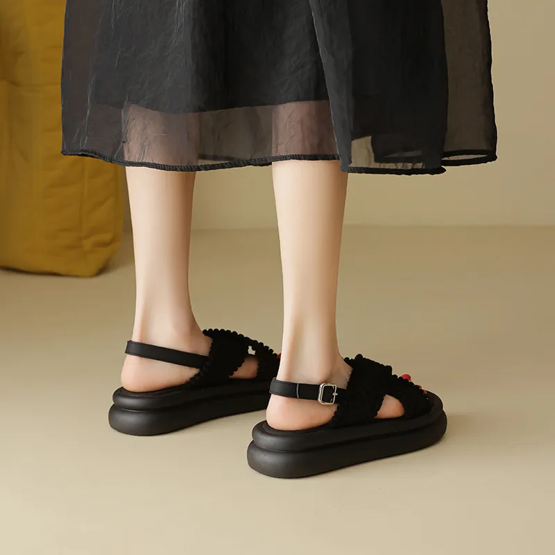 AGSDON One Strap Sandals 4.5cm Women's-15