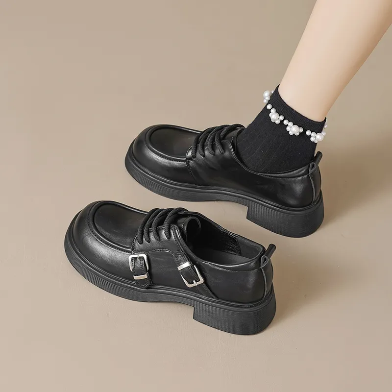 AGSDON Casual Single Shoes 3.5cm Women's-2