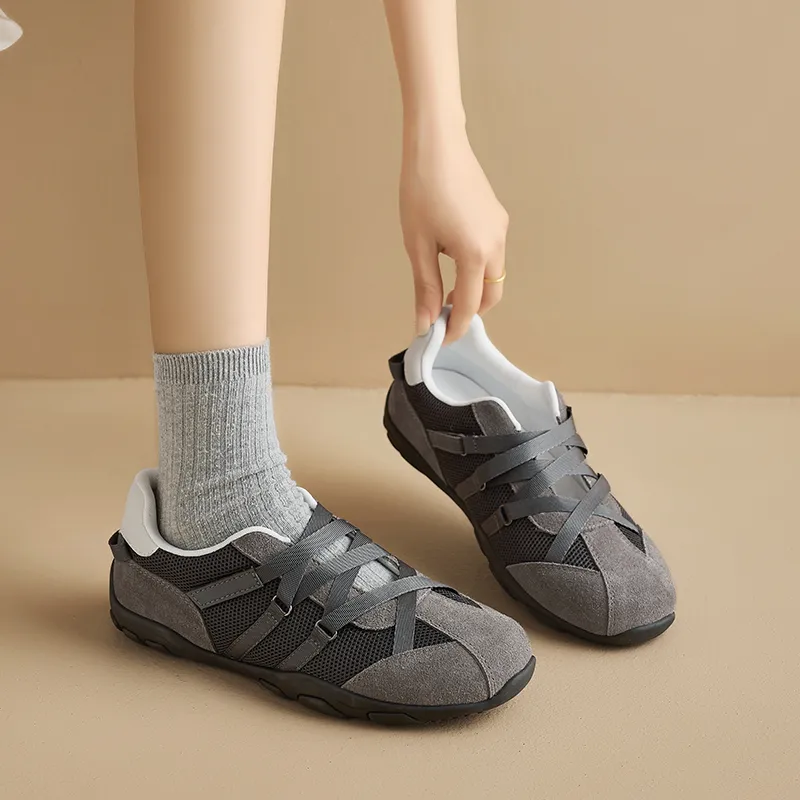 AGSDON Abrasion Resistant Low Top Casual Shoes 3cm Women's-2
