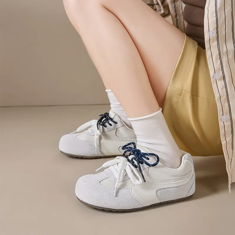 AGSDON Abrasion Resistant Low Top Casual Shoes 3cm Women's-6