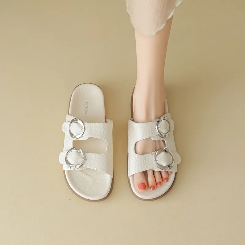 AGSDON Abrasion Resistant Slide Slippers Women's-3