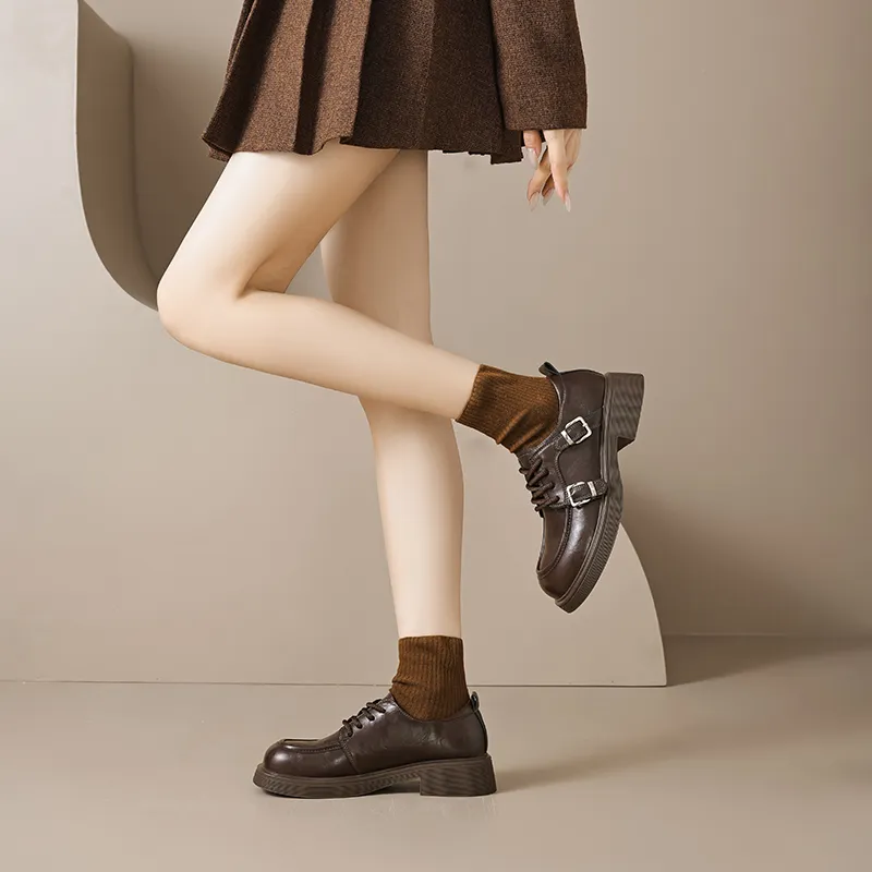 AGSDON Casual Single Shoes 3.5cm Women's-9