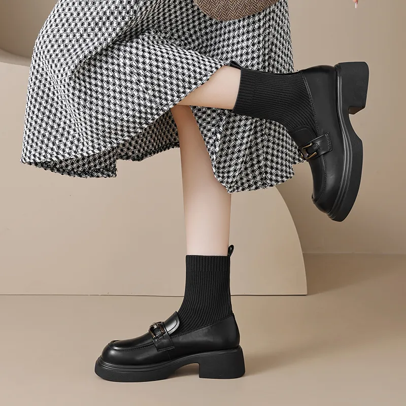 AGSDON Ankle Boots 4.5cm Women's-2