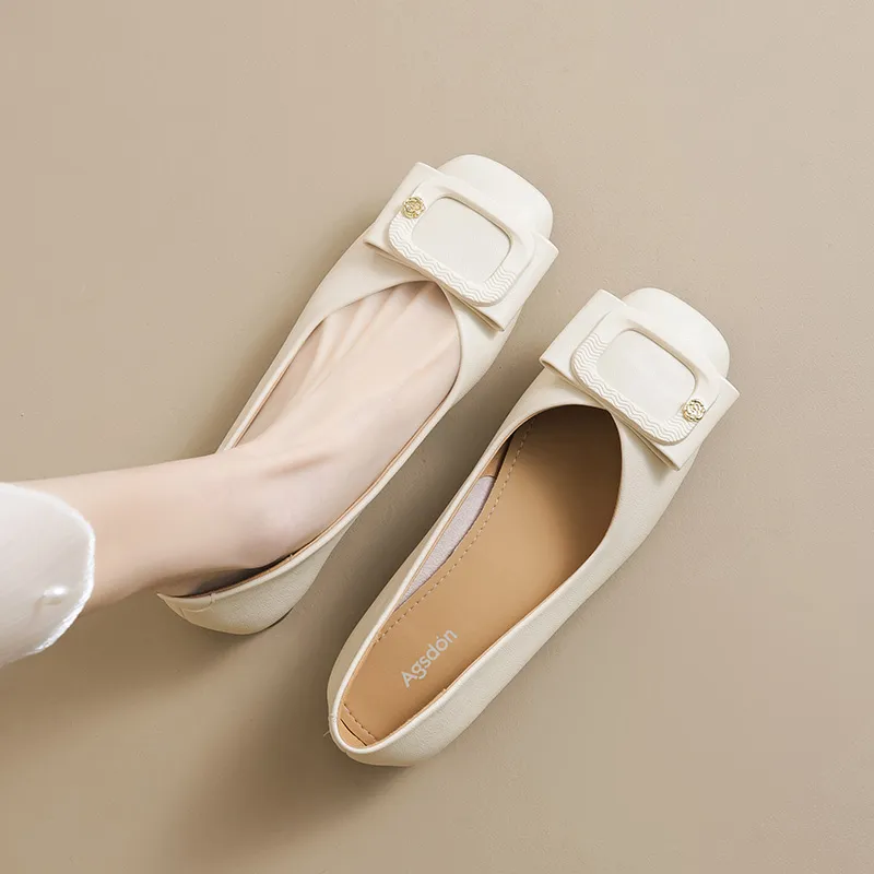 AGSDON Casual Single Shoes 2.5cm Women's-4