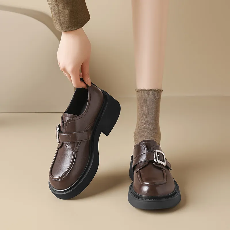 AGSDON Loafers Women's Brown/Black-10