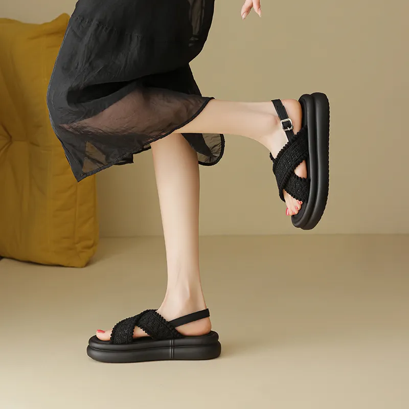 AGSDON One Strap Sandals 4.5cm Women's-16