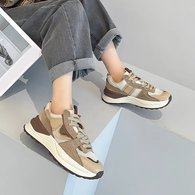 AGSDON Low-Top Chunky Sneakers Women's-9