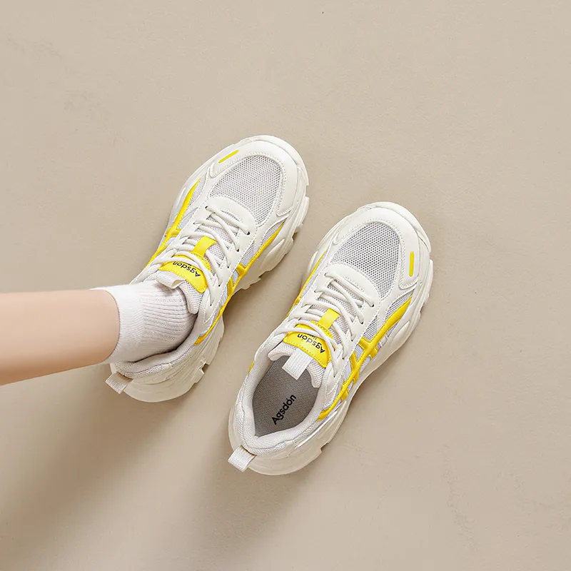 AGSDON Low Top Chunky Sneakers 6.5cm Women's-16