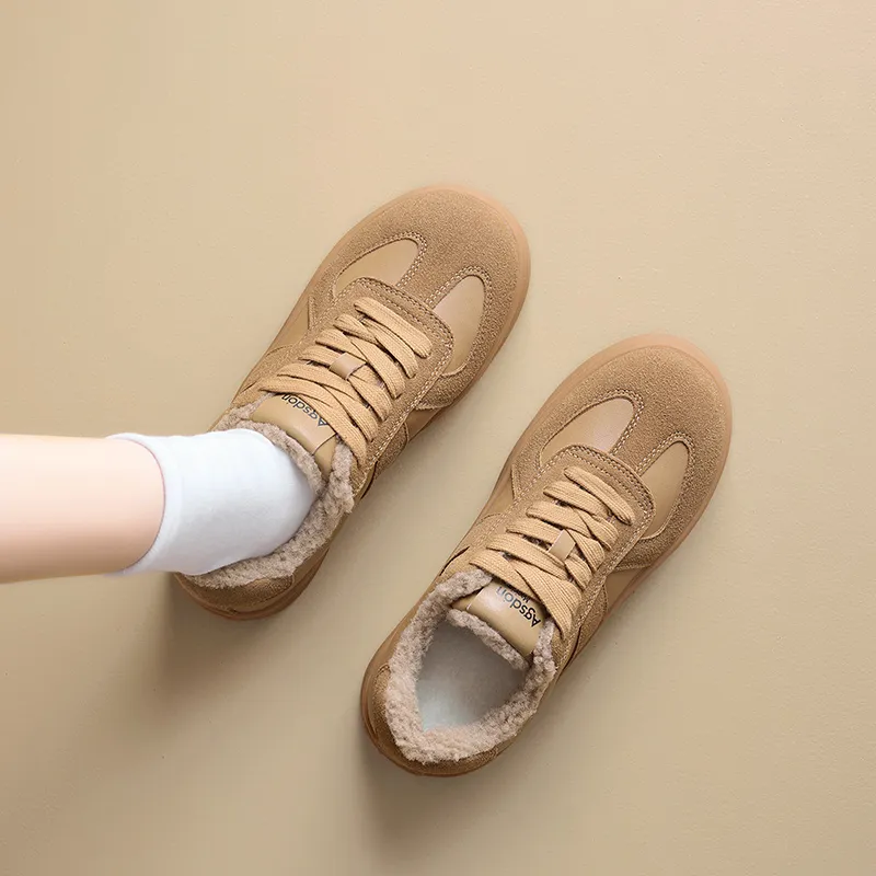 AGSDON Warm Low-Top Casual Shoes Women's-11