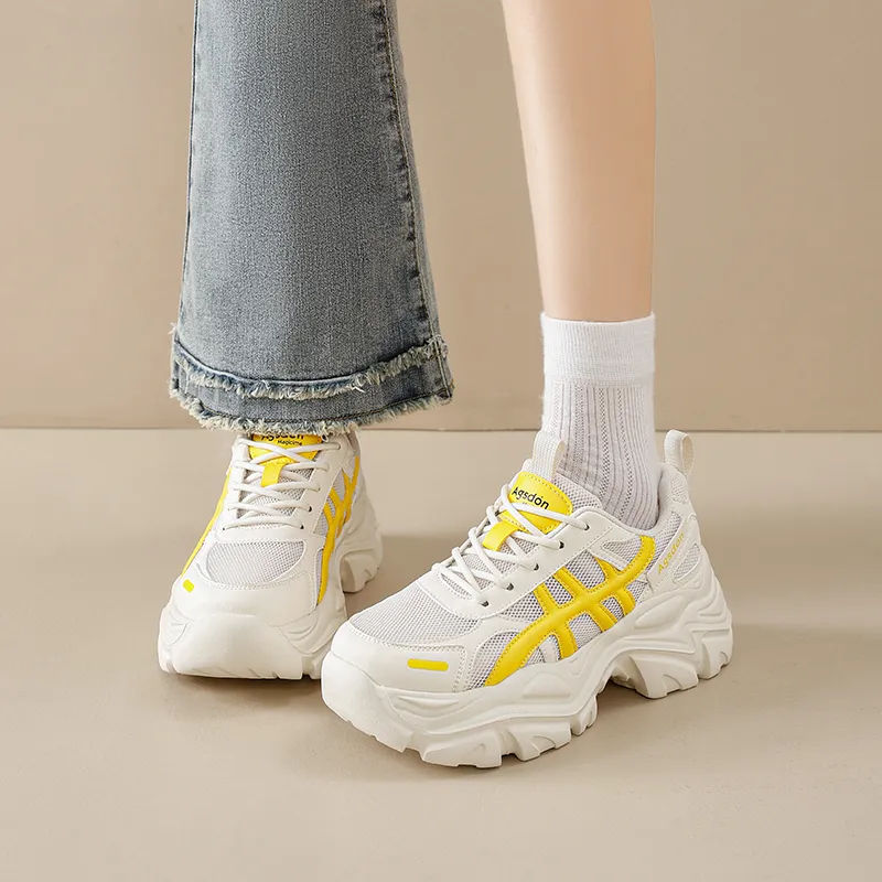 AGSDON Low Top Chunky Sneakers 6.5cm Women's-15