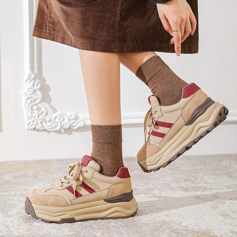 AGSDON Low-Top Chunky Sneakers 5.5cm Women's-3