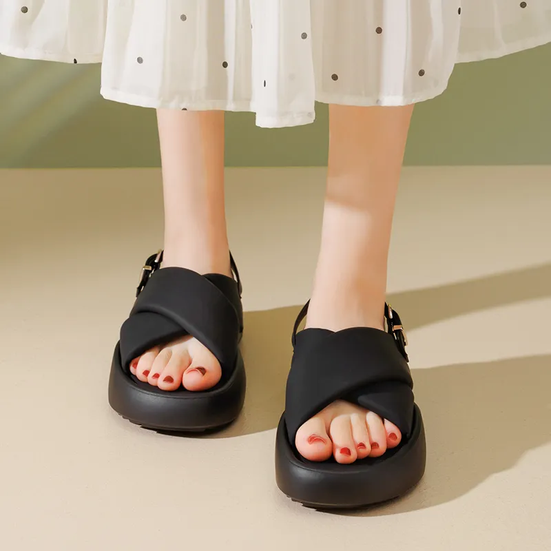 AGSDON One Strap Sandals 4cm Women's-11