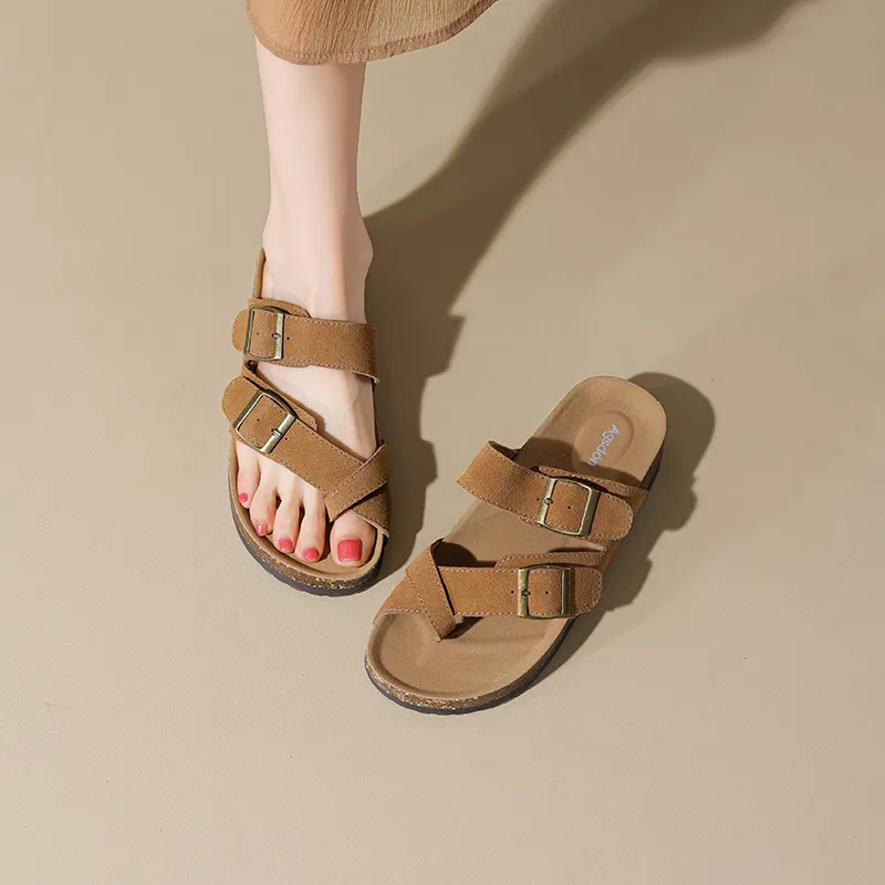 AGSDON Abrasion Resistant Slide Slippers Women's-9