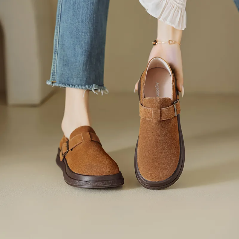 AGSDON Casual Single Shoes 3.5cm Women's-2