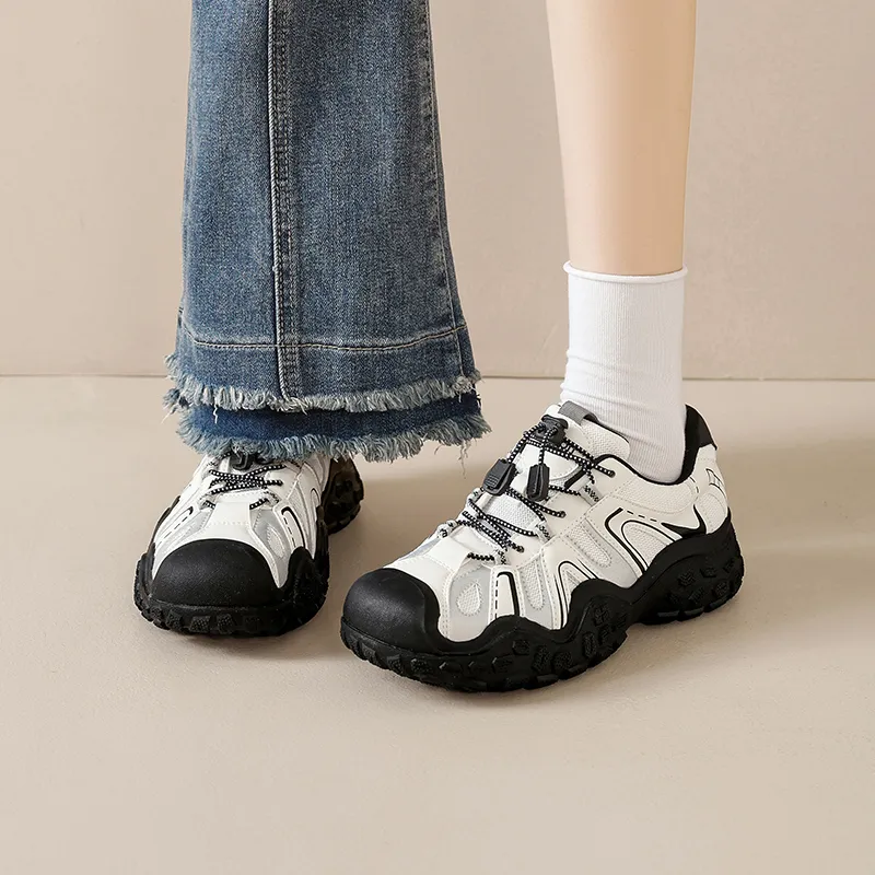 AGSDON Chunky Sneakers Women's Low Top-4