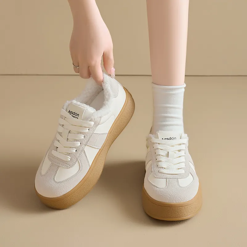 AGSDON Warm Low-Top Casual Shoes Women's-3