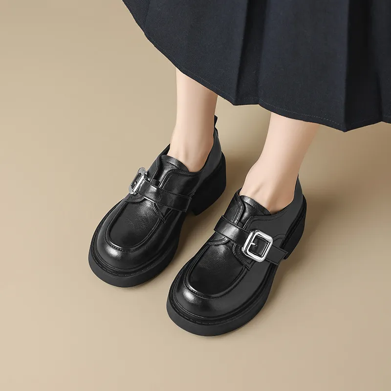 AGSDON Loafers Women's Brown/Black-2