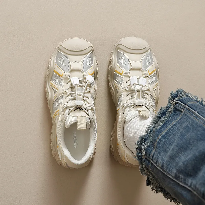 AGSDON Chunky Sneakers Women's Low Top-13