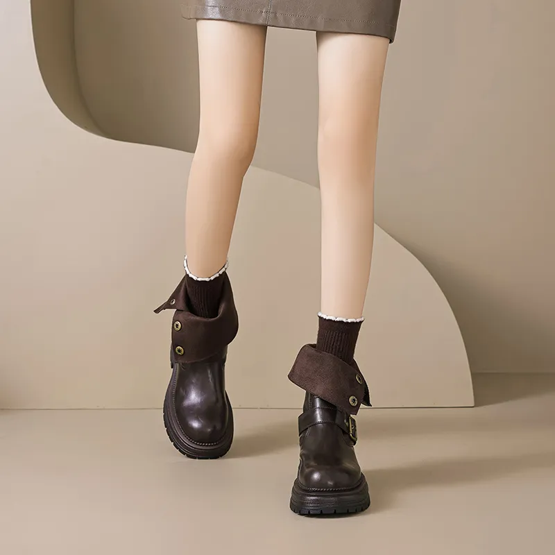 AGSDON Ankle Boots 4.5cm Women's-10