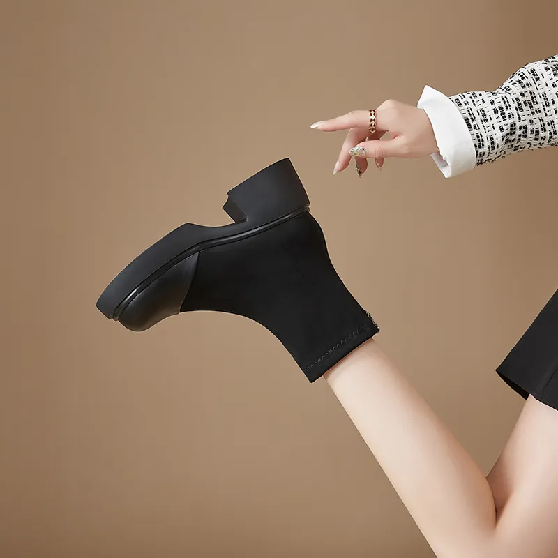 AGSDON Ankle Boots 5.5cm Women's-2