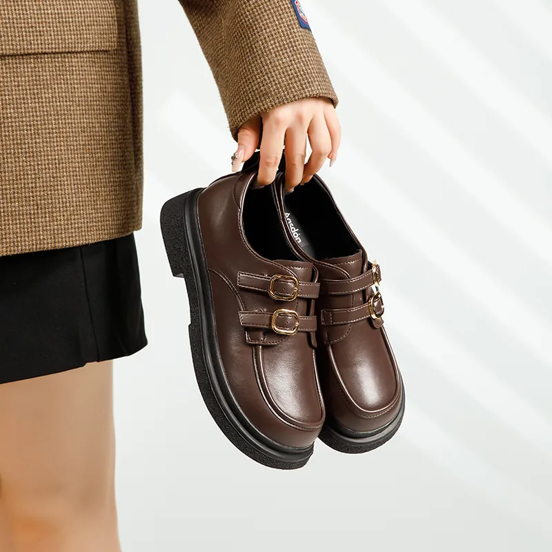 AGSDON Loafers Women's Black/Brown/Beige/Coffee-7