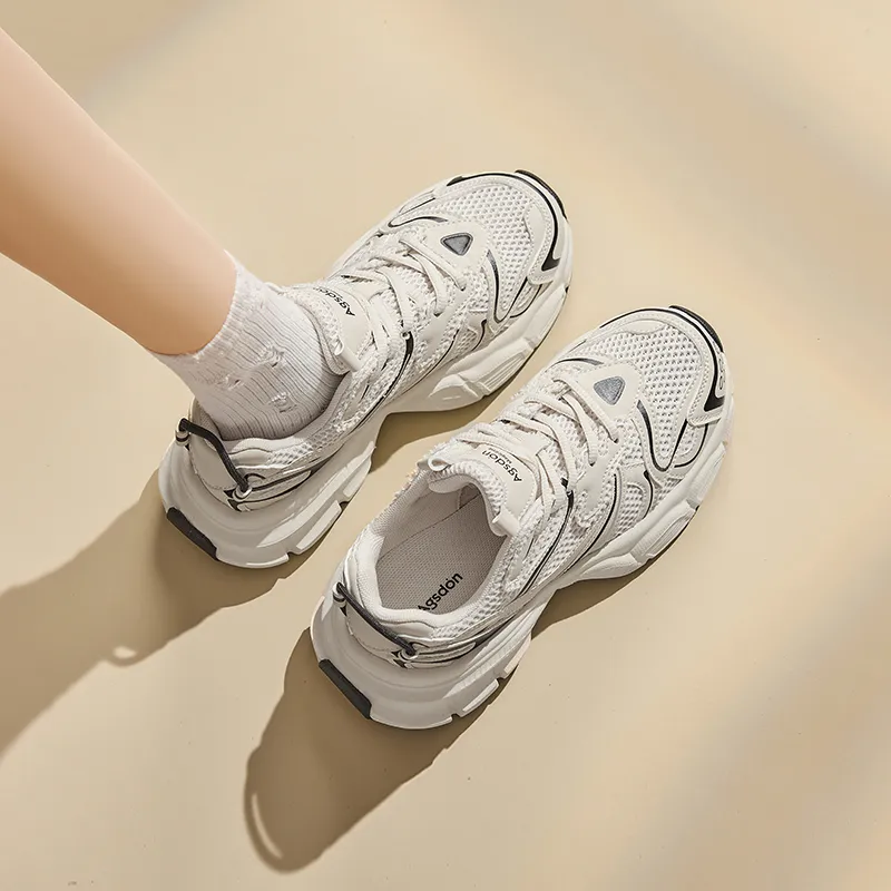 AGSDON Low-Top Chunky Sneakers 5cm Women's-15