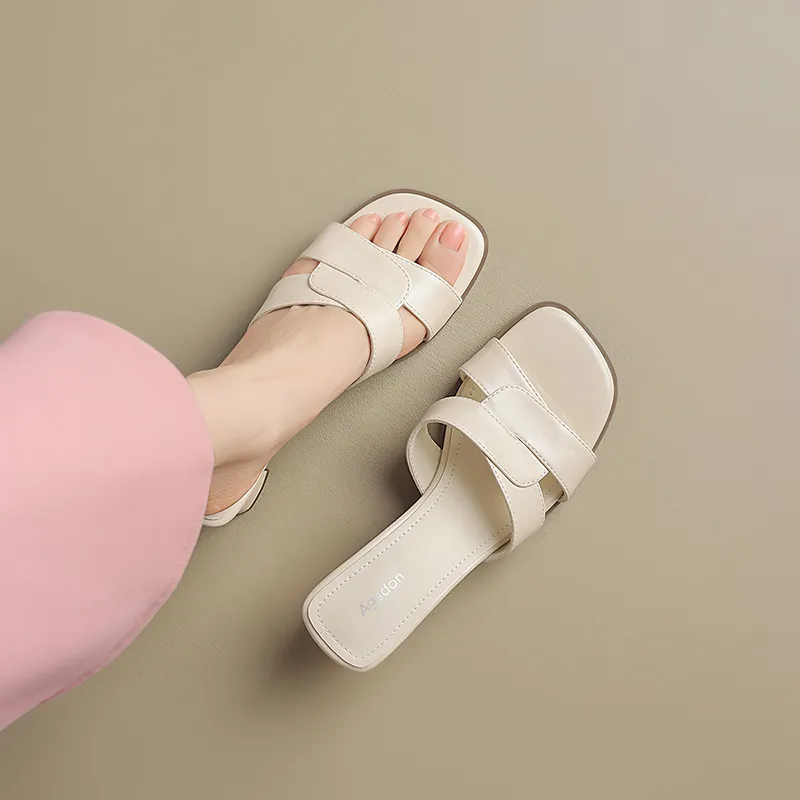AGSDON Slide Slippers 6.5cm Women's-5