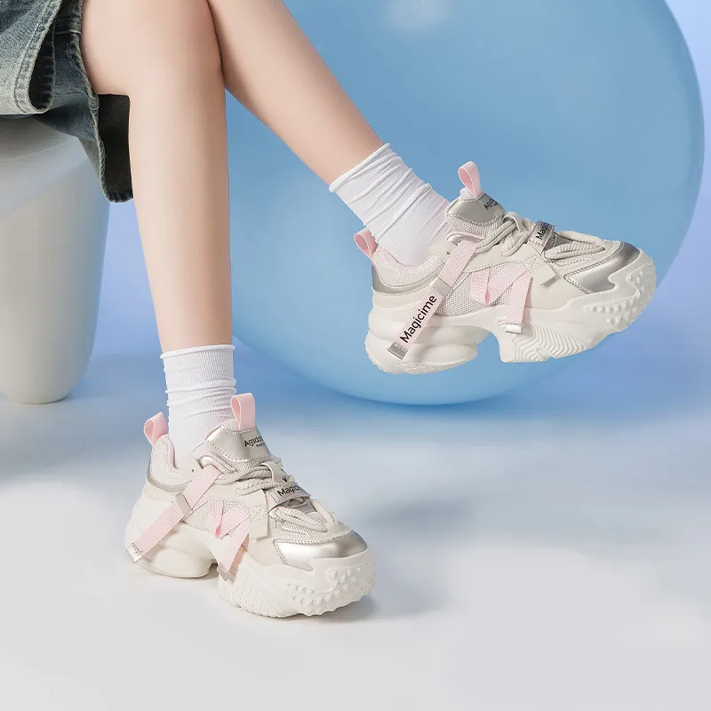 AGSDON Low-Top Chunky Sneakers 5.5cm Women's-21