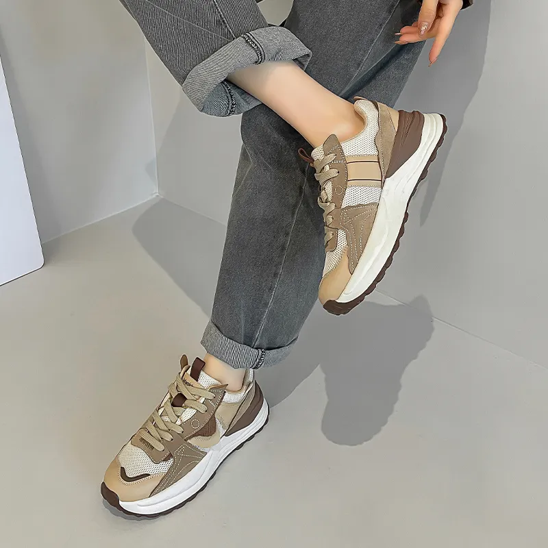 AGSDON Low-Top Chunky Sneakers Women's-8