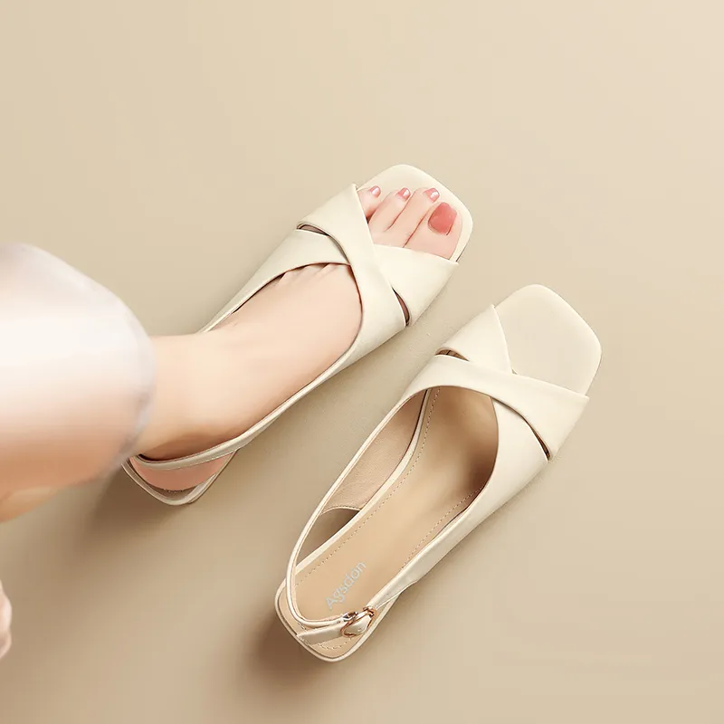 AGSDON One Strap Sandals 3.5cm Women's-3