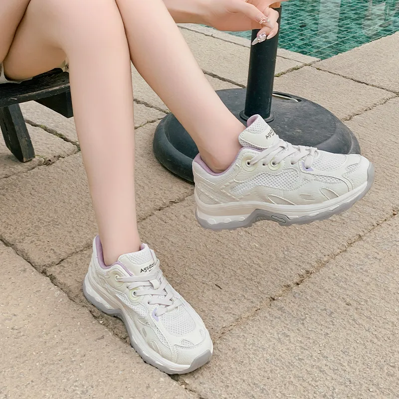 AGSDON Low-Top Chunky Sneakers Women's-3
